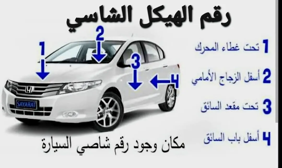 رقم الشاسي 3